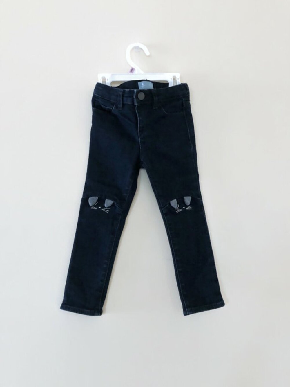 BABY GAP Navy blue jeans with cat knees, Soft jeans for toddler